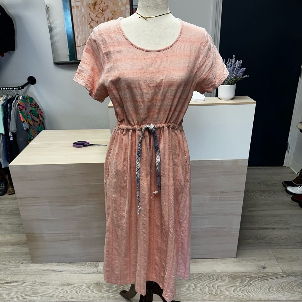 Ace & Jig pink dress with drawstring waist